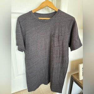Hurley Men’s Large tee shirt crew neck grey